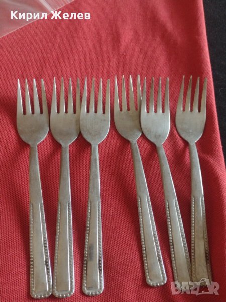 Лот комплект вилици за десерт 6 броя от соца за КОЛЕКЦИЯ ДЕКОРАЦИЯ 42134, снимка 1