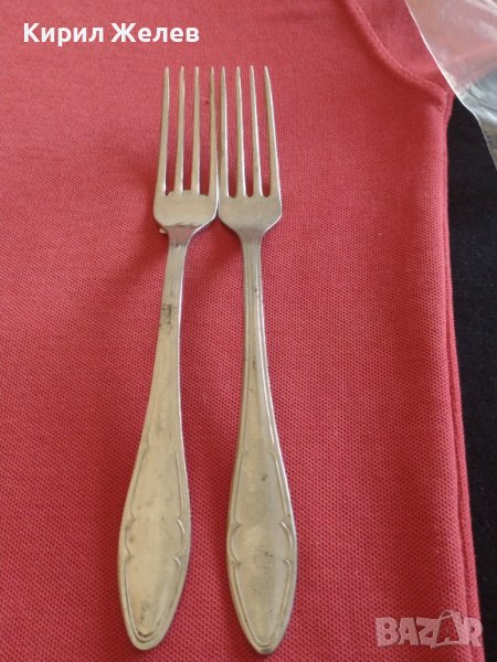 Две стари вилици от соца П. Денев Габрово за КОЛЕКЦИЯ ДЕКОРАЦИЯ 42151, снимка 1