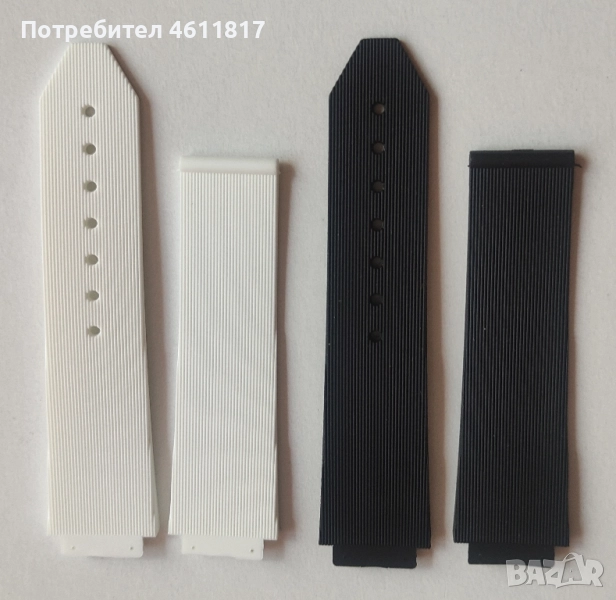 Силиконови каишки HUBLOT 21-15мм, снимка 1