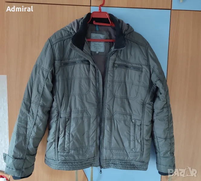 Мъжко стилно зимно яке с качулка , снимка 1