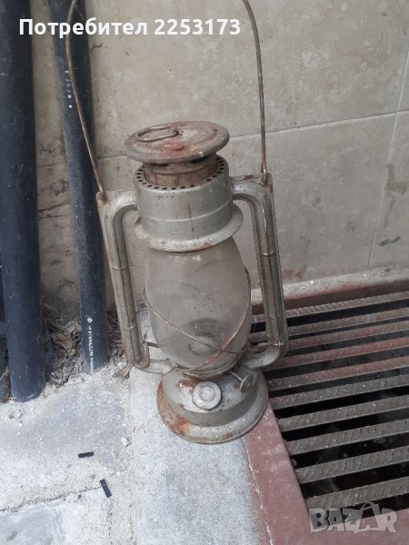 Стар фенер с марка ,,Глобус,,, снимка 1