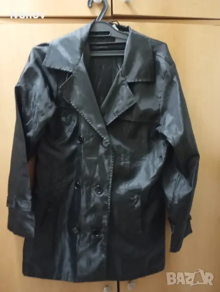 Дамски шлифер черен , снимка 1