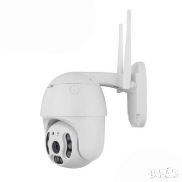 Водоустойчива,  безжична камера с нощно видеонаблюдение и запис на карта, снимка 1