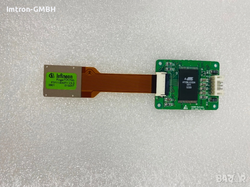 Сензорен чип за пръстов отпечатък  FingerTIP FTF1100MF1 V3.0 Производител:Infineon Technologies, снимка 1