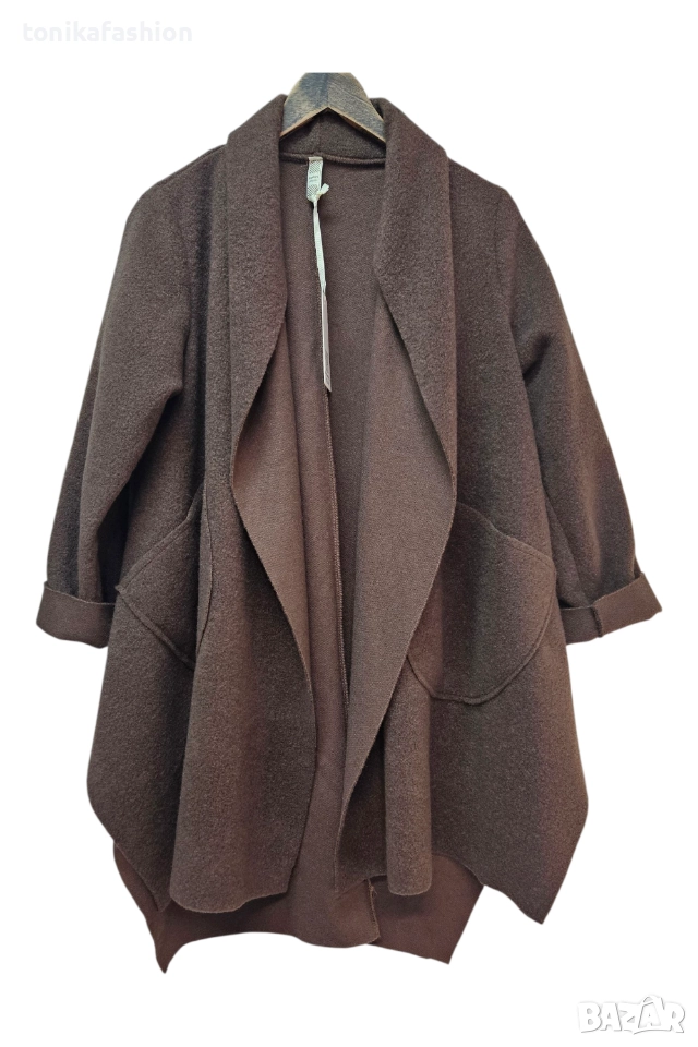 Олекотено палто тип пончо , снимка 1