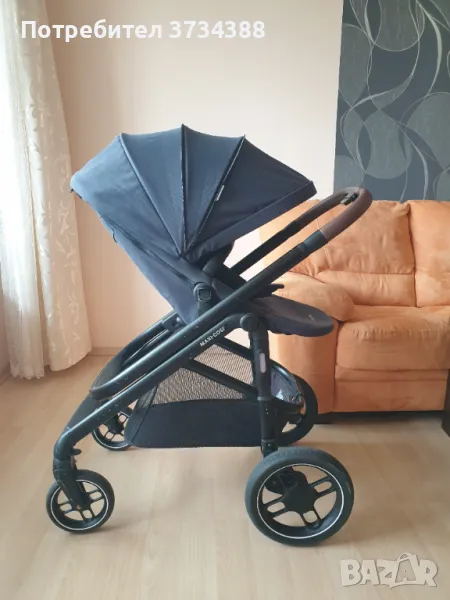 Бебешка количка Maxi Cosi Plaza + 2 в 1 Essential Graphite, снимка 1