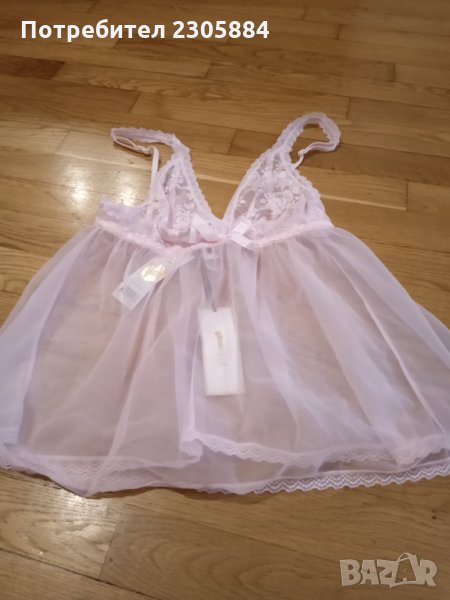 Gina tricot розова камизолка лятна нощница, снимка 1