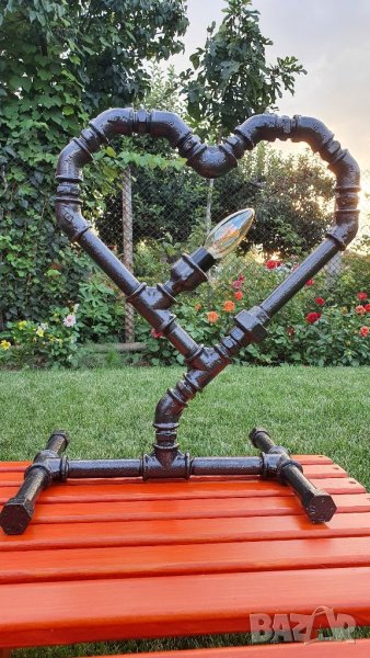 Бутикова настолна лампа-Сърце , снимка 1