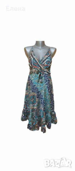 Рокля. 80% коприна. размер М., снимка 1