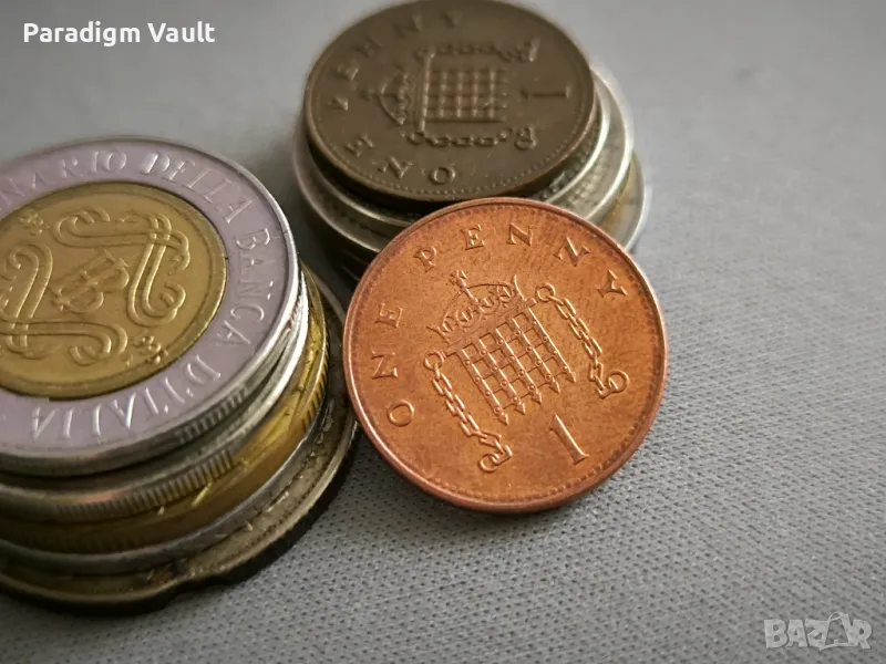 Монета - Великобритания - 1 пени | 1992г., снимка 1