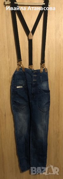 Дънков гащеризон Pause jeans, снимка 1