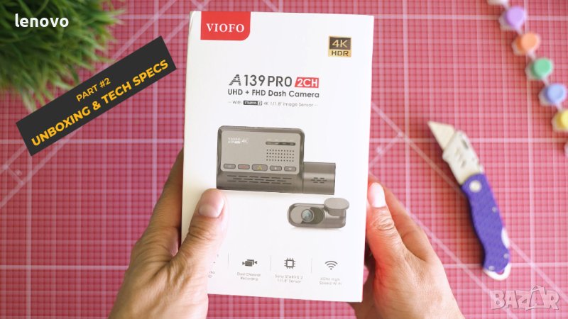 Viofo A139 Pro 4K видеорегистратор, снимка 1