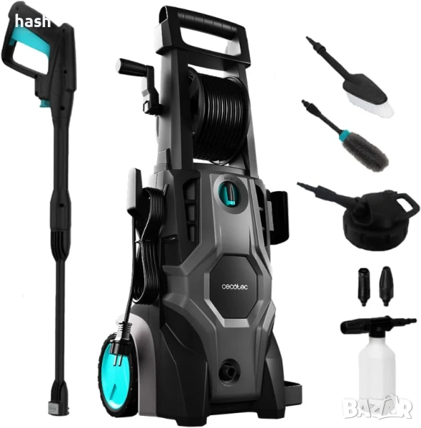 Водоструйка Cecotec HydroBoost 2400 AdvanceClean, 180 BAR, 480 L/h, 2400 W, включени аксесоари, снимка 1