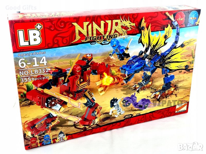 Конструктор Ninjago Сблъсъкът на Титаните , 355 части, снимка 1