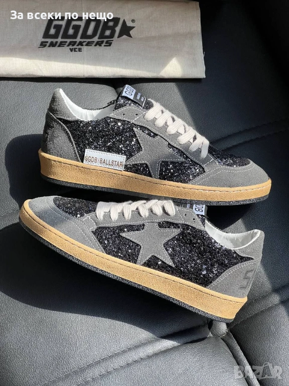 Golden Goose Дамски Тъмно Сиви Маратонки👟Дамски Спортни Обувки Код E1184, снимка 1