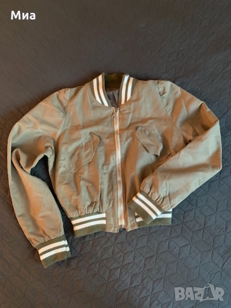 Дамско яке цвят каки, снимка 1