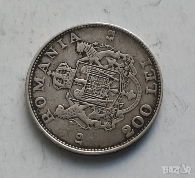 200 лей 1942г Румъния сребро, снимка 1