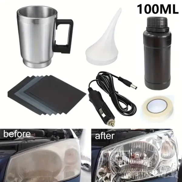 🚗✨ Комплект за Полиране на Фарове , снимка 1