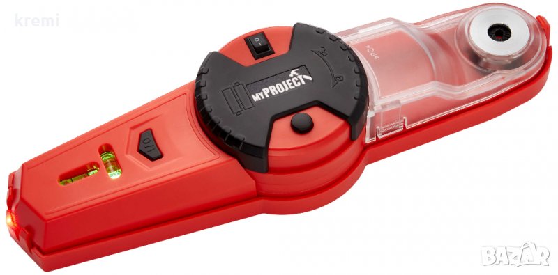 НОВ! Прахоуловител с лазерен нивелир 2в1 за бормашина, перфоратор, винтоверт, снимка 1