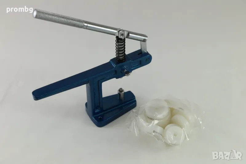 преса за поставяне на стъкло и капак на часовник, Германия, снимка 1