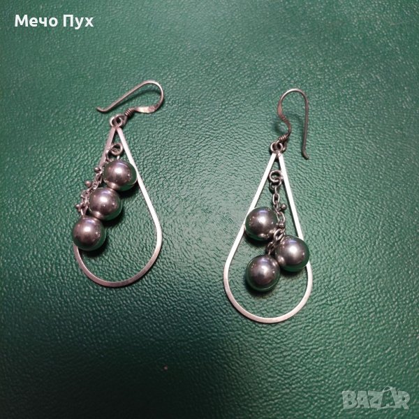 Сребърни обеци (64), снимка 1