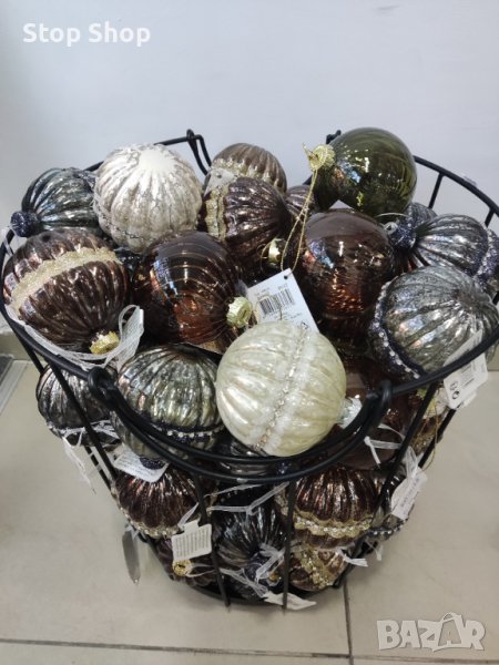 Стъклени коледни топки , снимка 1