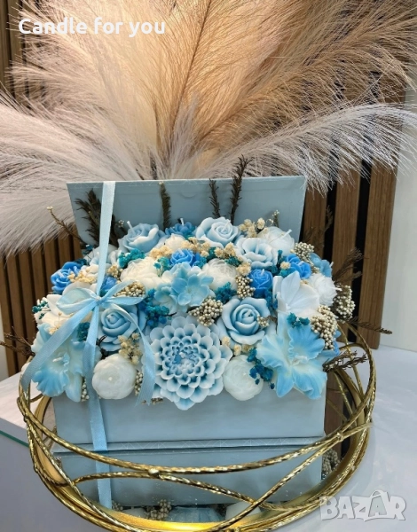 Букет от соев восък, във формата на книга, снимка 1