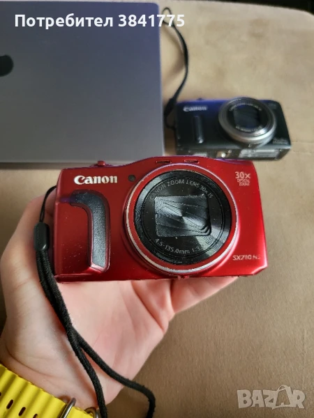 Canon PowerShot SX710 HS WiFi червен, снимка 1
