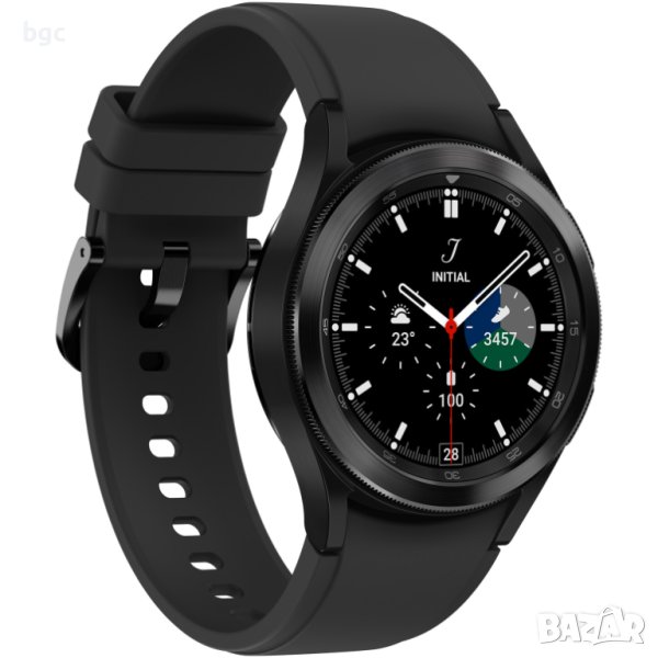 НОВ Часовник Smartwatch Samsung Galaxy Watch 4, 42mm, LTE, Classic, Black - 24  месеца гаранция, снимка 1