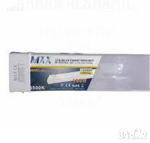 LED ПАНЕЛ  MAX 100W 220V 120Х9 CM 6500K, снимка 1