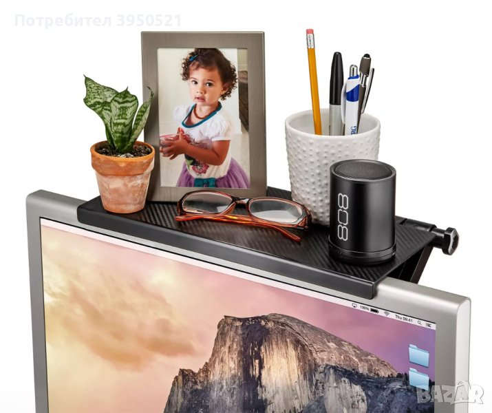 Иновативна стойка, поставка върху телевизор, TV, за приемник, рутер или друго, снимка 1