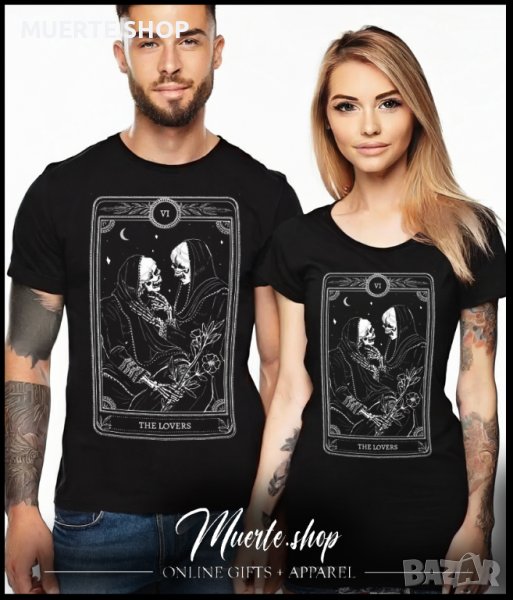 Комплект за двойки THE LOVERS с щампа, снимка 1