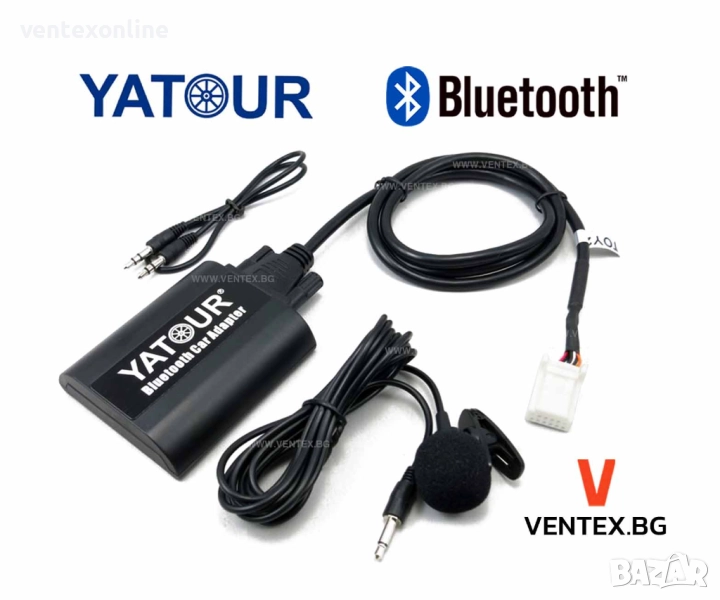 Yatour BTK Bluetooth/AUX интерфейс за Toyota Avensis, Auris, RAV4, снимка 1