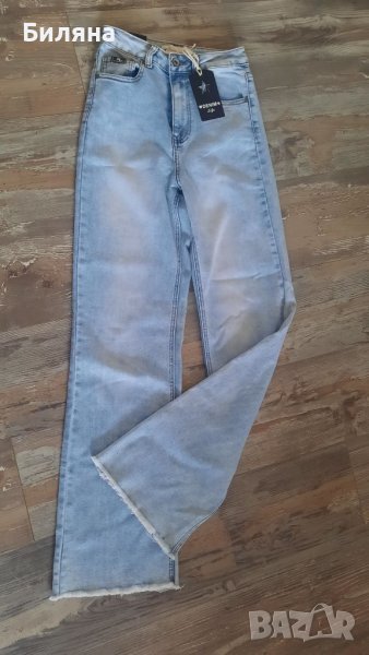 Нови дънки, ширик крачол, снимка 1