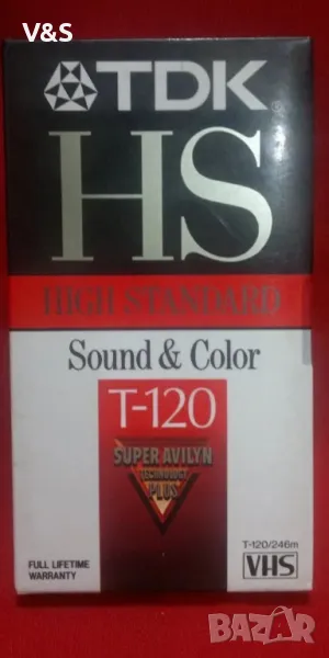 Видео касета TDK High Standard T-120 VHS Tape ,запечатана, снимка 1