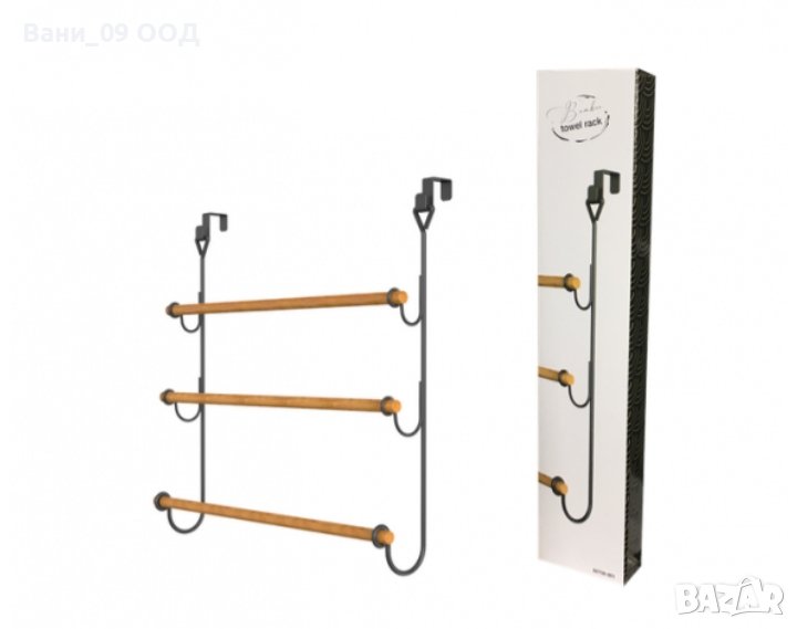 Закачалка за кърпи, за закачане на врата или душ кабина, снимка 1