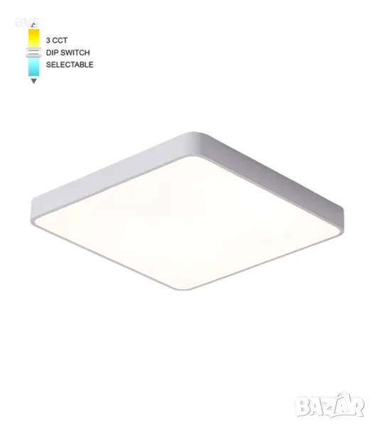 LED плафон кръгъл 45W 3000K-6000K VITO бял, снимка 1