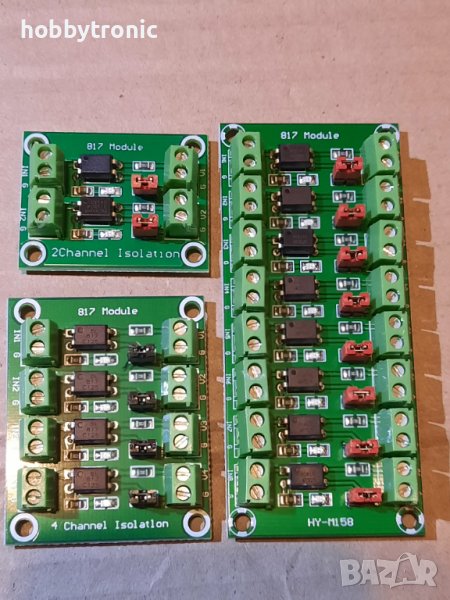 2/4/8 канален оптоизолатор 2ch/4ch/8ch optocoupler 817, снимка 1