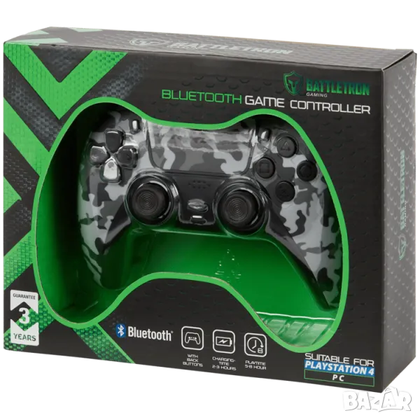 Безжичен контролер Battletron за ps4  или pc, снимка 1