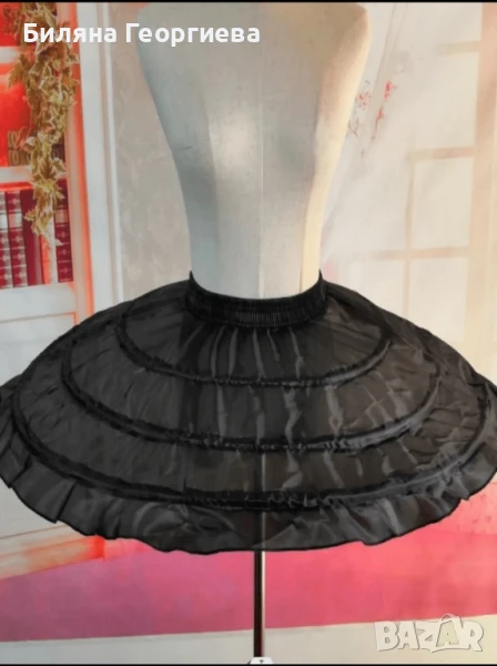 Кринолин пачка за балет черна Универсален размер, снимка 1