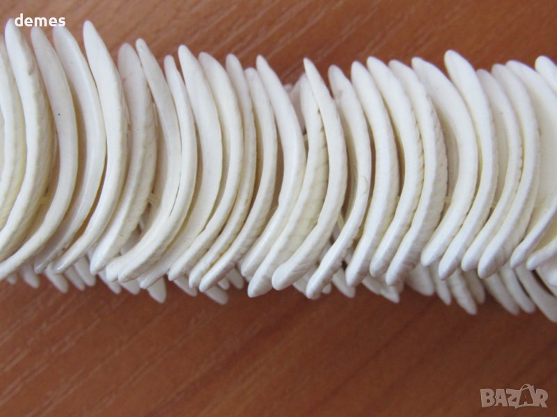 Гривна от морски миди, ластична, снимка 1