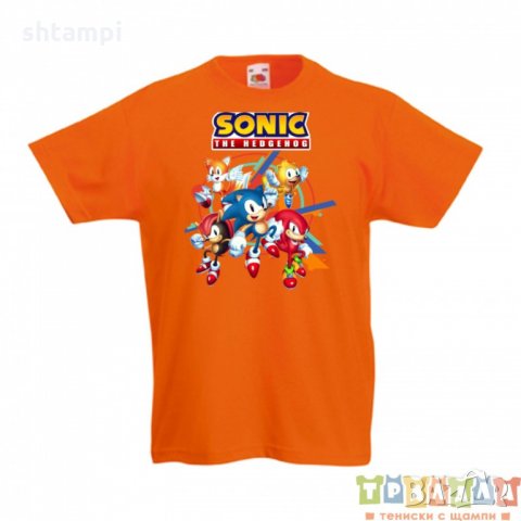 Детска тениска Соник Sonic the Hedgehog and Friends, снимка 2 - Детски тениски и потници - 32943239