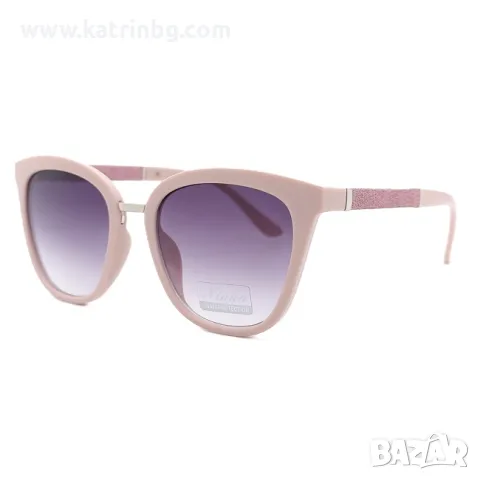 Дамски слънчеви очила котешко око в розово с брокат Код на продукта:DASL-30