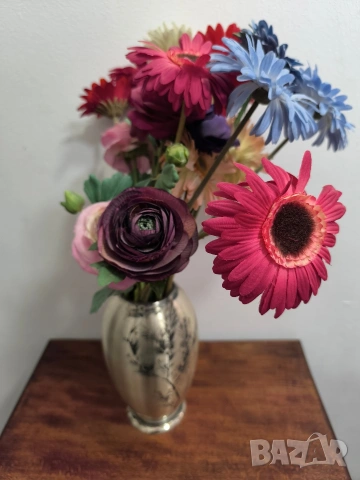 антикварна ваза посребрена с патина 1930 ар деко