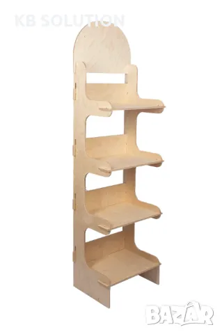 Рекламен стелаж от дърво, снимка 3 - Стелажи и щандове - 50346754