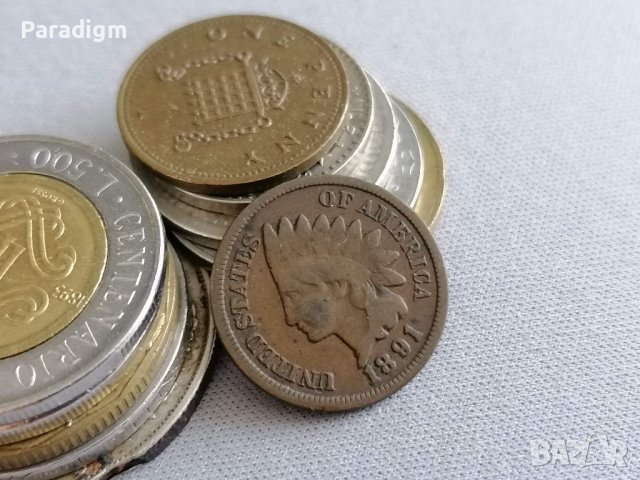 Монета - САЩ - 1 цент | 1891г., снимка 2 - Нумизматика и бонистика - 37700987