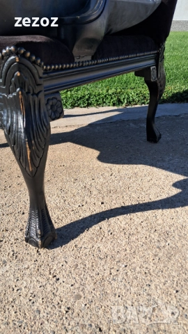 Винтидж голямо кресло, снимка 5 - Дивани и мека мебел - 52441378