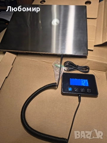 300 кг цифрова везна за пратки, тежкотоварна пощенска везна с функция задържане и тара,дисплей , снимка 11 - Везни - 51434546