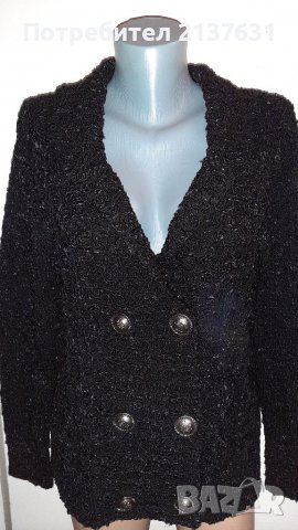 ДАМСКА черна ЖИЛЕТКА Размер XL , снимка 2 - Жилетки - 38288949