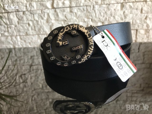 GUCCI - Колан от естествена кожа - унисекс, снимка 7 - Колани - 32396260